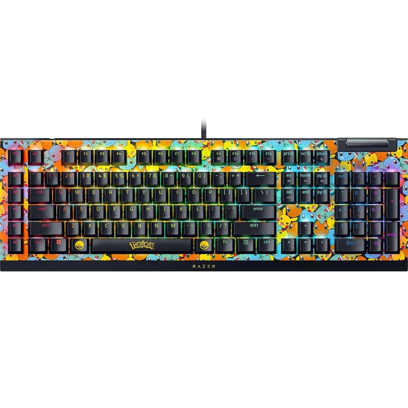 ⭐Razer Blackwidow V４⭐ポケモン⭐【ピカチュウVer】特典有 Razer BlackWidow V4 X Pokémon Edition