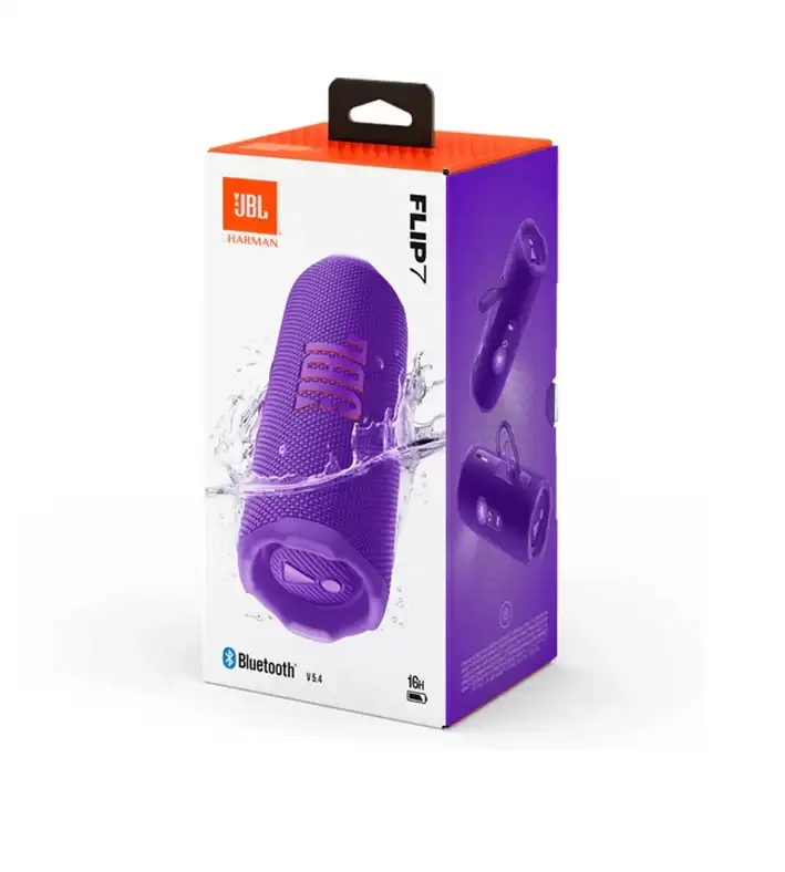 BOCINAS FLIP7 MARCA JBL color morado