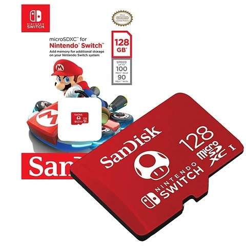 Micro SD De 128 GB SanDisk Para Nintendo Switch