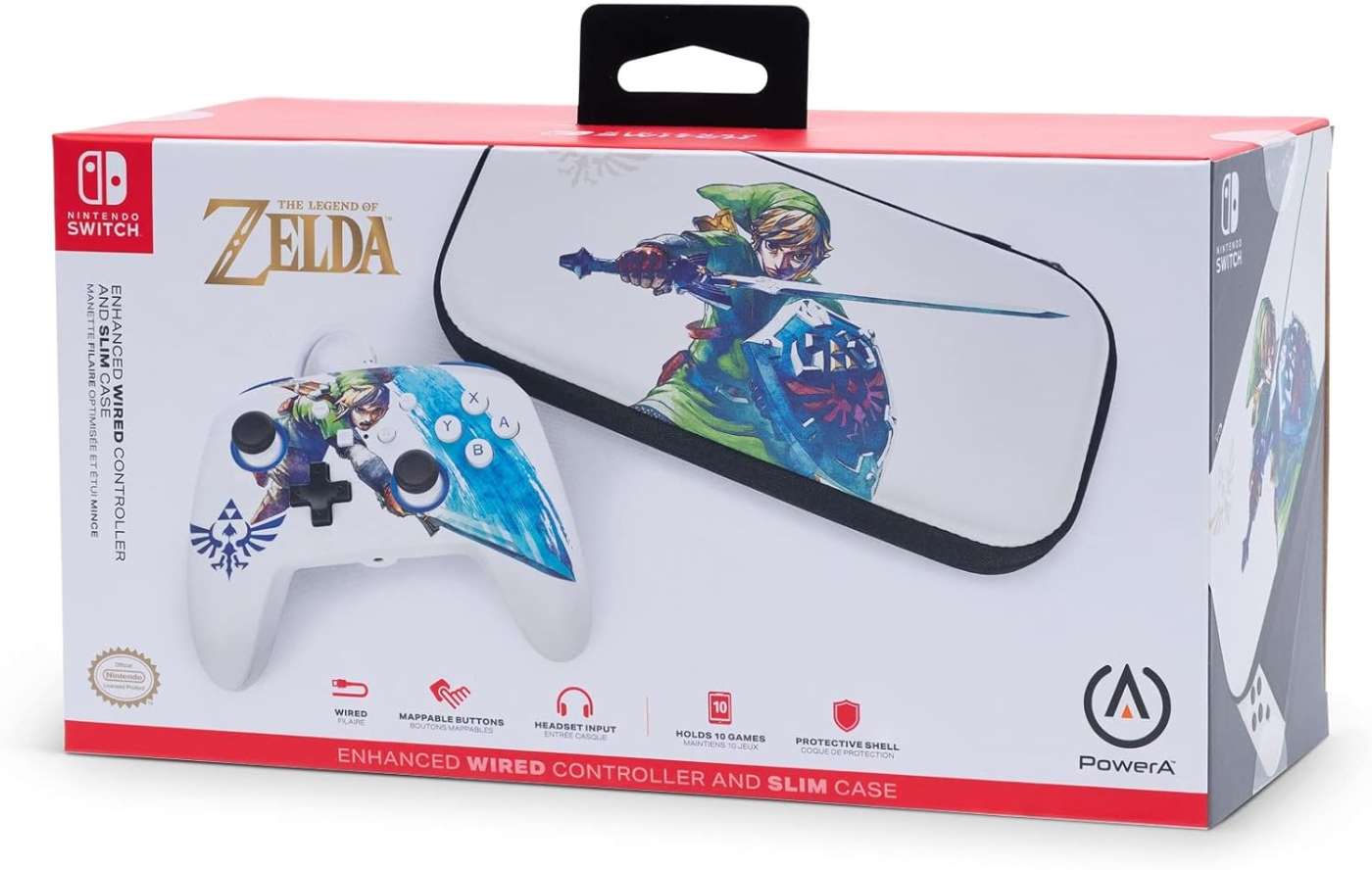 Control Switch de Zelda+Estuche