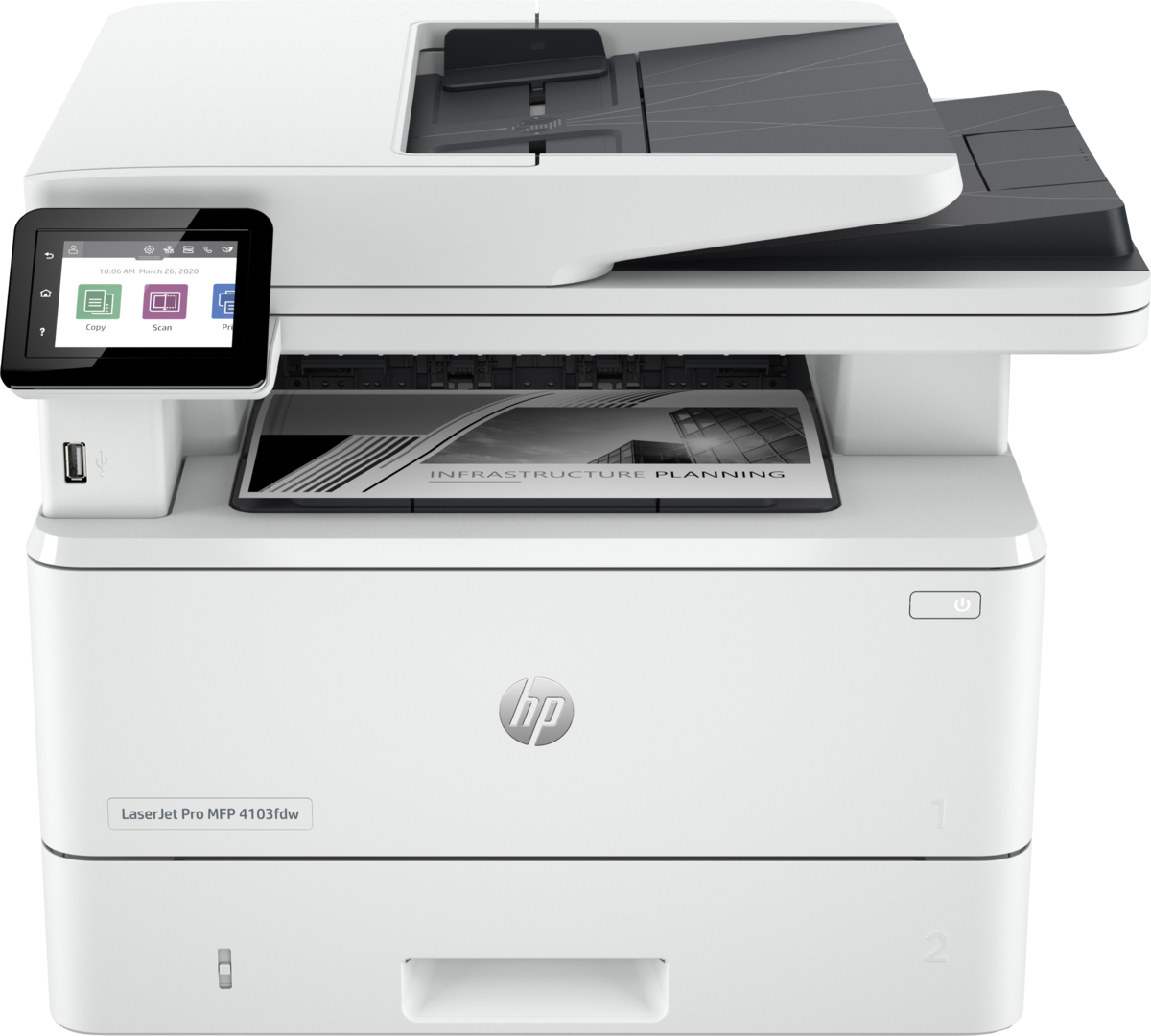 HP LaserJet Pro MFP 4103fdw - Wolf Pro Security Edition - impresora  multifunción - B/N