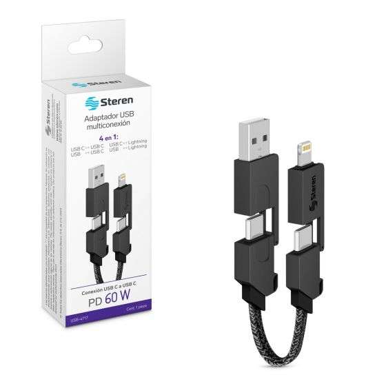 Steren Adaptador De Cable Usb A Hdmi Micro Usb Steren Cable Hdmi A