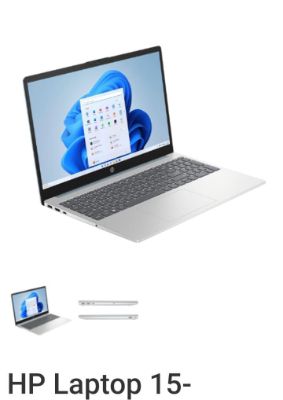 HP LAPTOP 15-FD0133WM CORE I3 8GB RAM 256GB SSD
