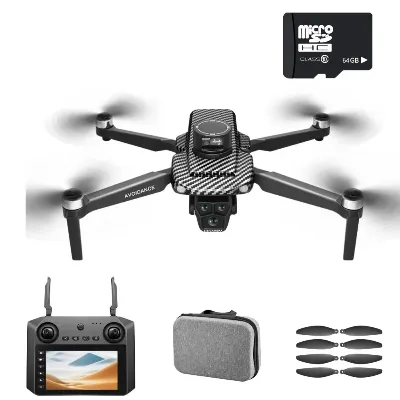 MILUZD E88 Dron WiFi FPV Con Cámara 4K HD Dual Y Gran Angular, Plegable, Retención De Altitud, Batería 3700mAh, 20 Min De Vuelo, Control Remoto, Ideal Para Capturar Fotos Y Videos En Movimiento